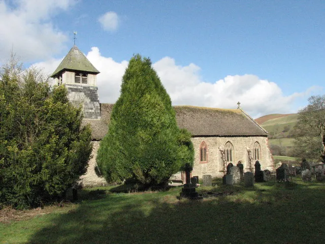 Church of St David, Glascwm Viewing towards the north-west.