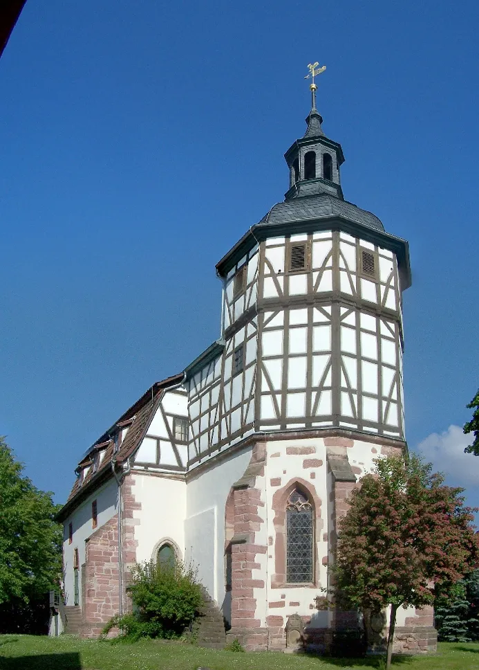 The evangelic church in Gerstungen.