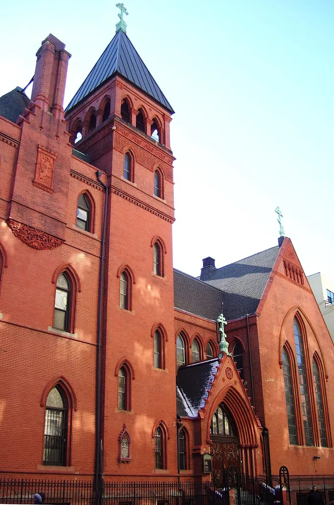 St. Nicholas of Myra Church at 288 East 10th Street and Avenue A in the East Village neighborhood of Manhattan, New York City