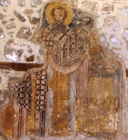 Archangels Church Kastoria Fresco 1622