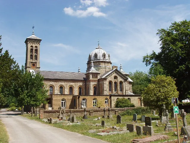 Church of England parish church of St James, Gerrards Cross, Buckinghamshire, seen from the southwest