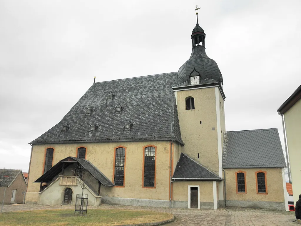 Church in Großbrembach in Thuringia