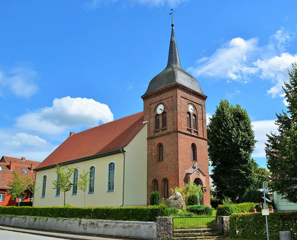 Denkmalgeschützte Dorfkirche in Kleßen, Landkreis Havelland