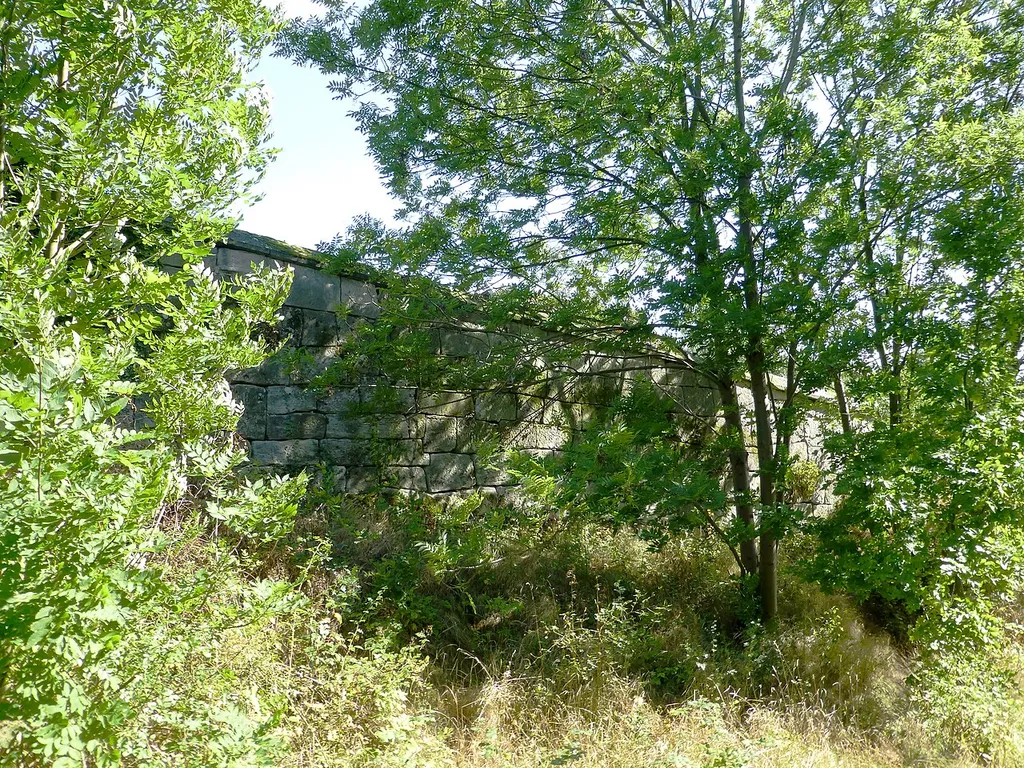 Natursteinmauer des ehemaligen Klosters Teistungenburg, Landkreis Eichsfeld