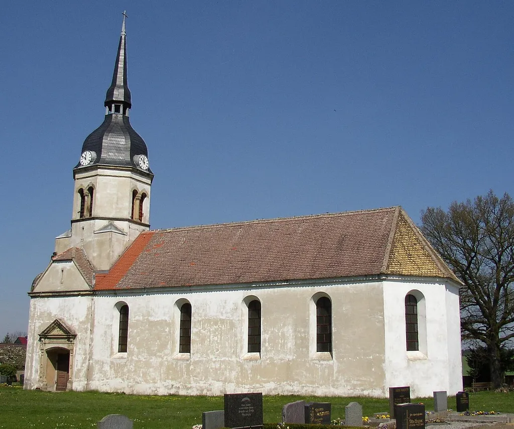 Church in Schköna in Saxony-Anhalt, Germany