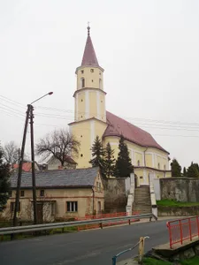 Saints Catherine and Barbara church in Racławice Śląskie