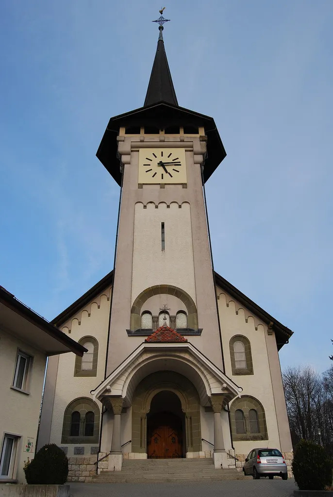 Catholic Church of Villars-sur-Glâne, canton of Fribourg, Switzerland