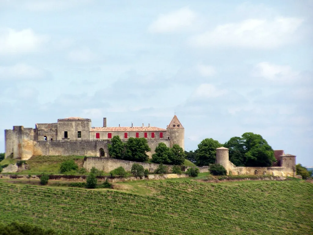 Castle of Benauge in Arbis (Gironde, France)