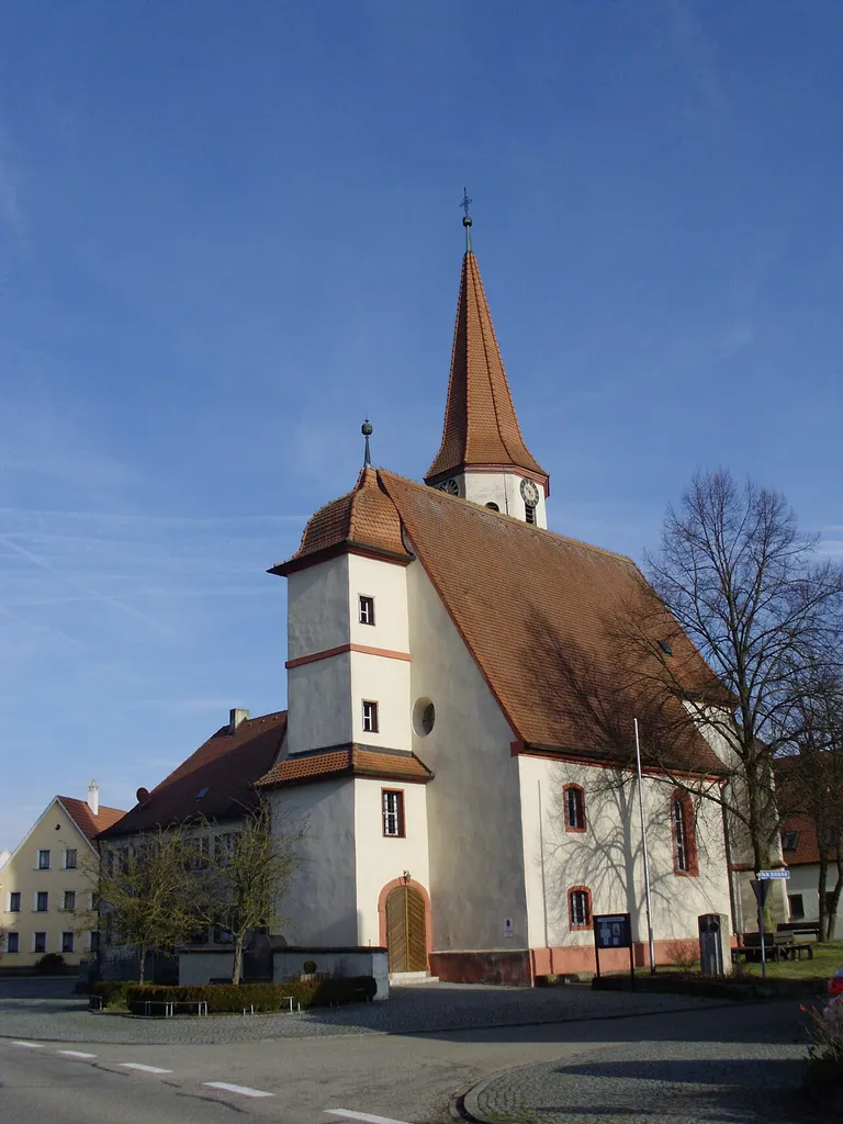 Laubenzedel, Ortsteil von Gunzenhausen im Landkreis Weißenburg-Gunzenhausen (Bayern), Evang.-lutherische PfarrKirche St. Sixtus