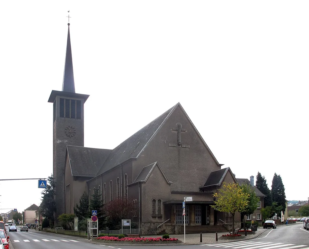 Church in Differdange-Foussbann, Luxembourg