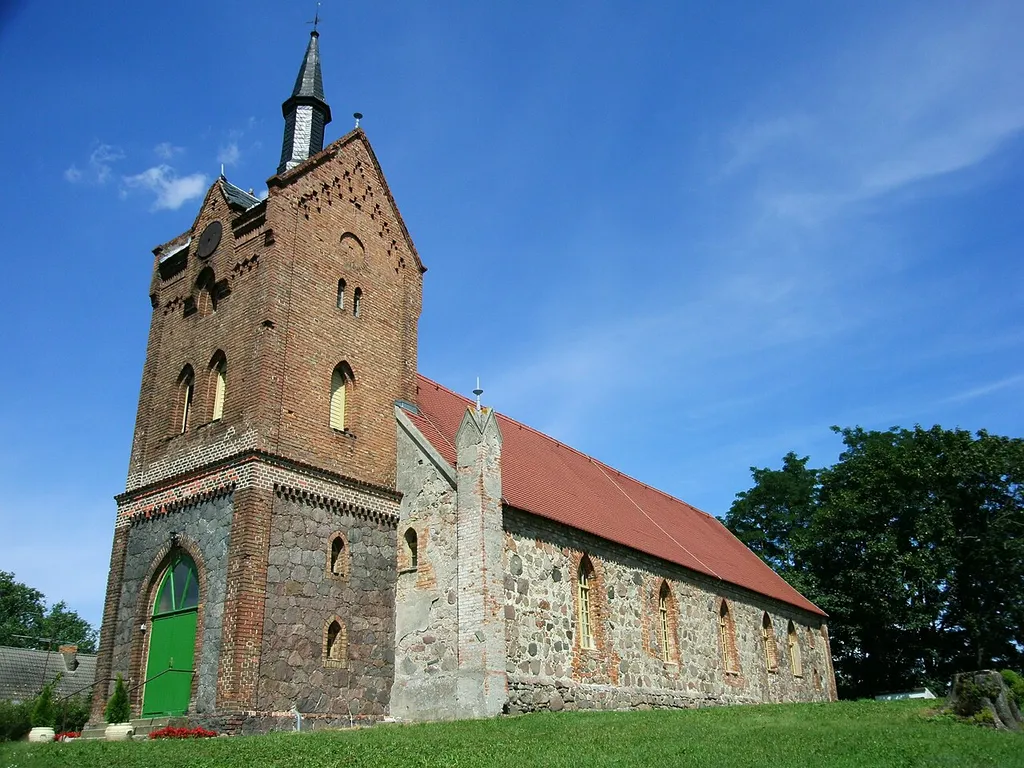 Dorfkirche in Wulkow, Ortsteil von Neuhardenberg, Brandenburg, Germany