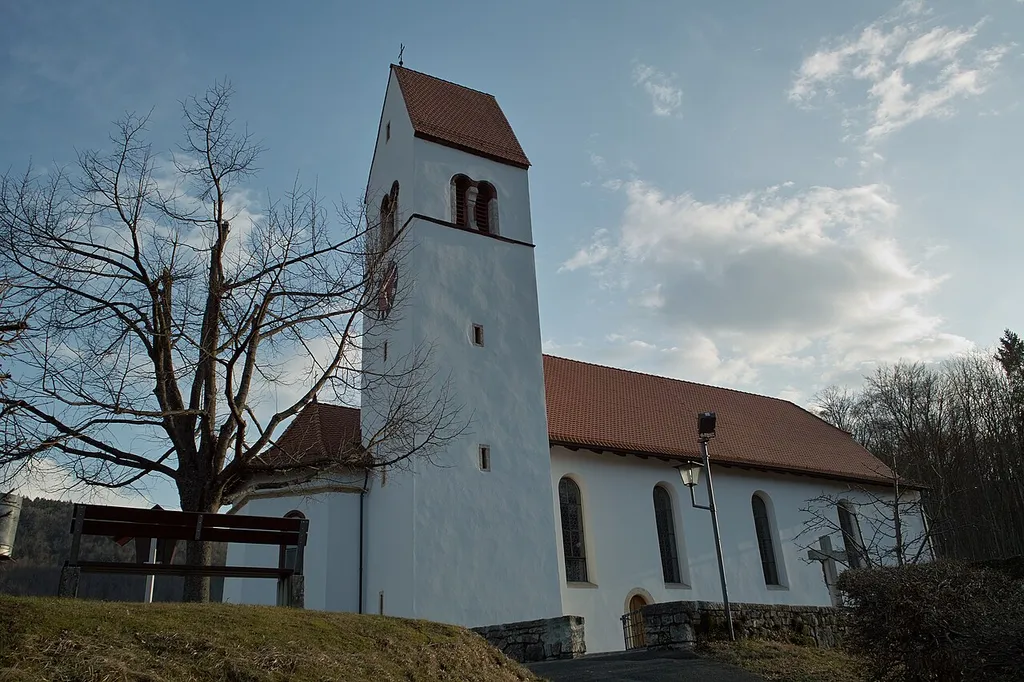 Meltingen, Canton of Solothurn, Switzerland. Church.