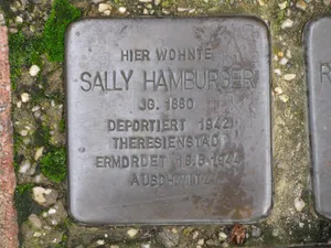 Stolperstein dedicated to Sally Hamburger