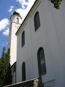 College Church Spiritus Sanctus with old college