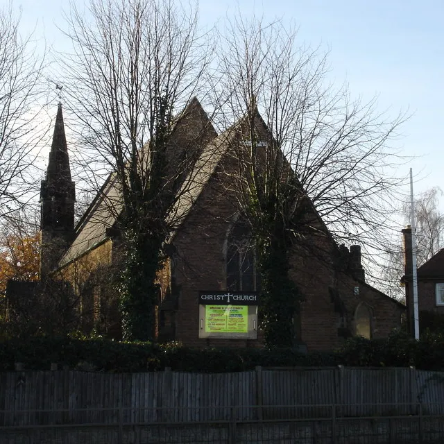 Christ Church, Cinderhill The situation of this church is a little unusual: the site is very restricted (there is no church yard or cemetery attached), and the main features of the church (spire, main door, etc) are tucked away at the end opposite the main road.