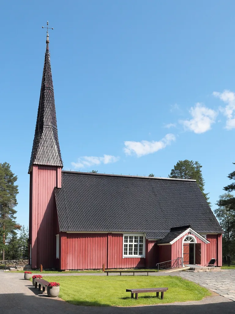Old church in Kempele, Finland.