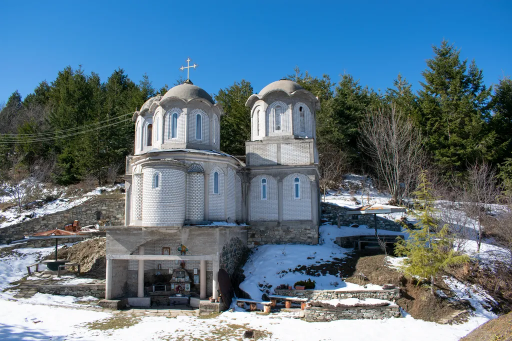 The "St. Kyriaki" Church, Kruševo, Macedonia.