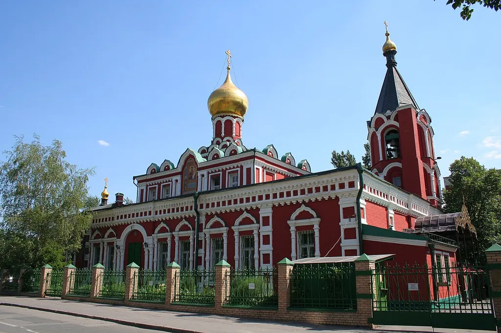 Kirche der Gottesmutter-Ikone „Unerwartete Freude“ zu Marjina Roschtscha, Moskau.