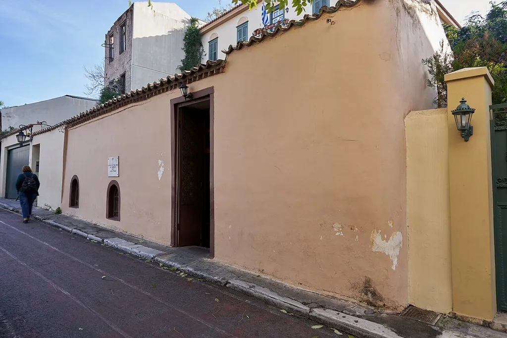 Church of Agia Zoni and Agios Spyridon Church (Q38284232) (Church of Saint Spyridon and Holy Belt) on Lisiou 4 Street in Plaka on November 7, 2019.