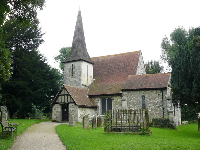 Chaldon Church. Situated away from the hamlet of Chaldon, this ancient church is famous for its wall mural.