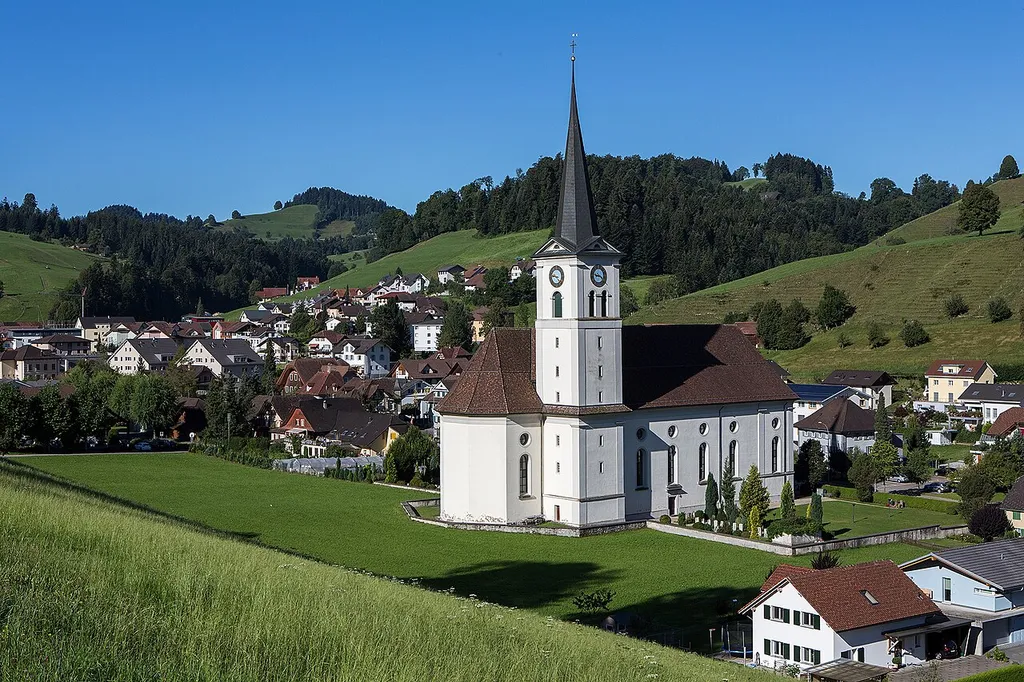 Blick auf Hergiswil (LU)