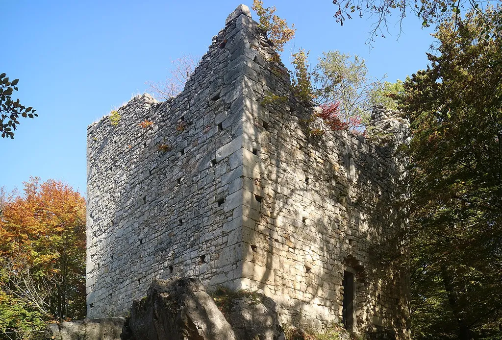 „Heidenturm“ der Burg Wildon am Schloßberg, Gemeinde Wildon (Steiermark)