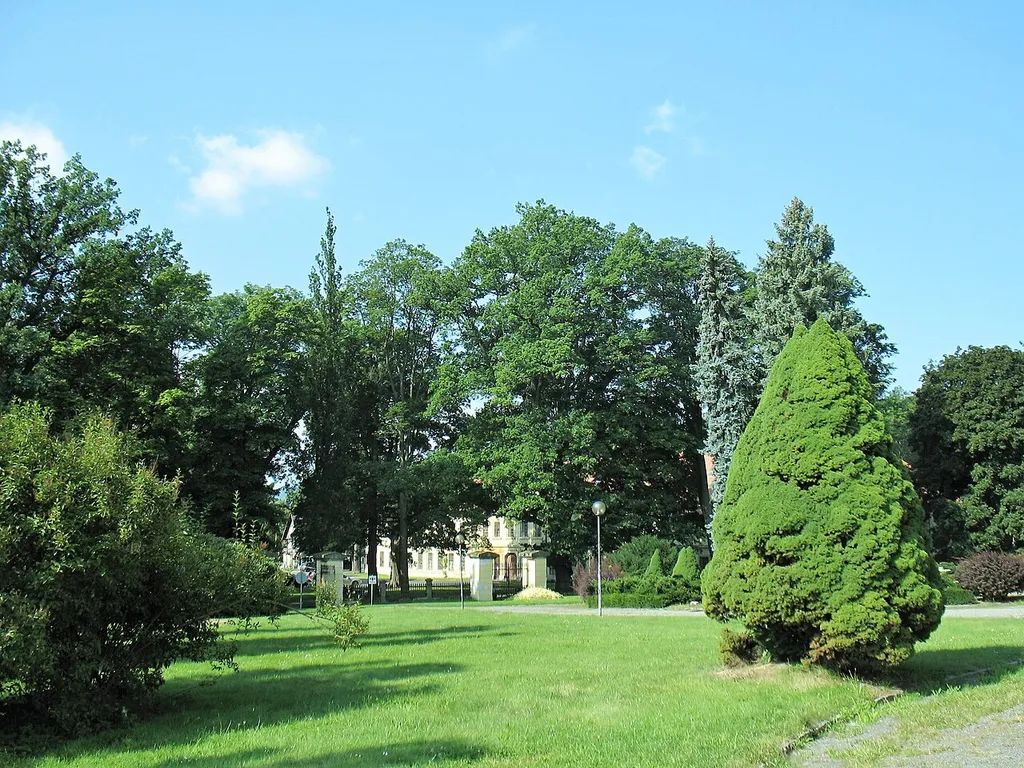 Castle Park in Zahrádky u České Lípy
