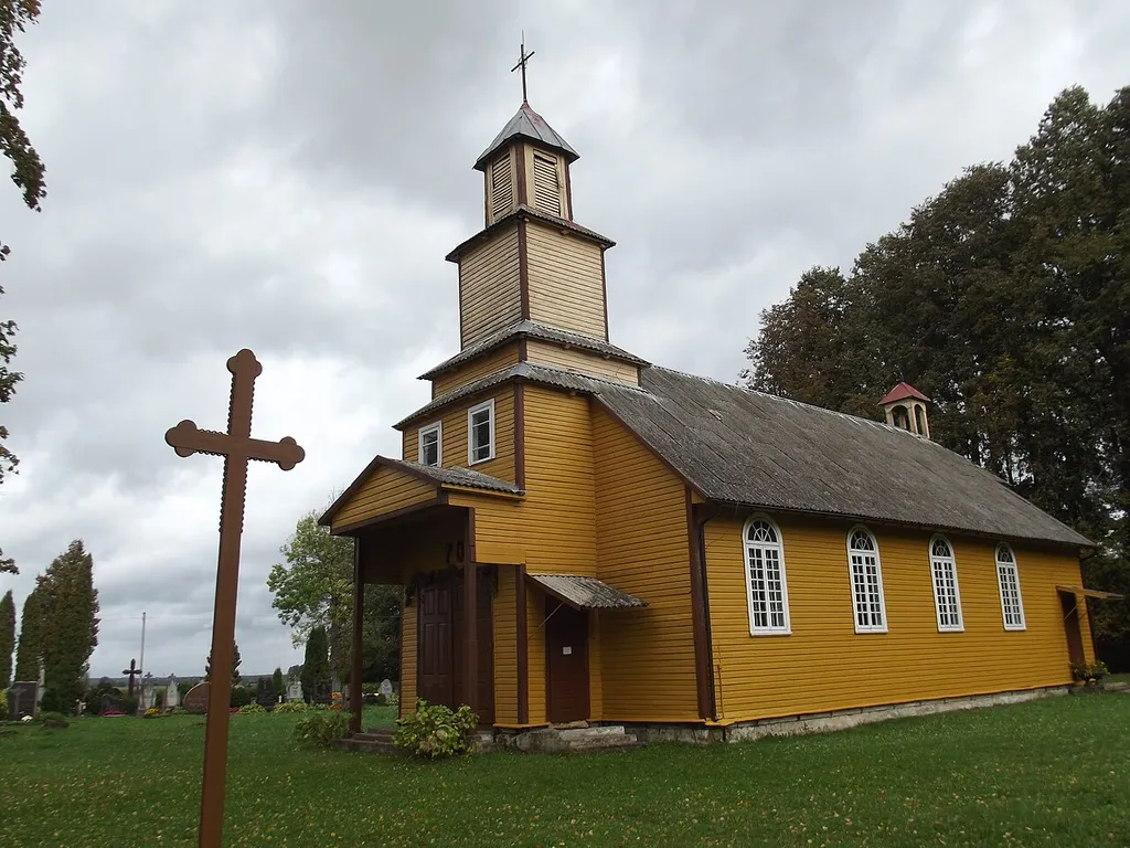 Catholic church in Nemirai, Kazlų Rūda municipality, Lithuania