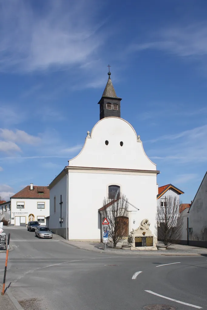 Die Filialkirche hl. Johannes Nepomuk in der burgenländischen Marktgemeinde Donnerskirchen.