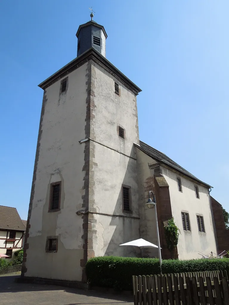 Protestant village church in Dillich (Borken), Hesse, Germany