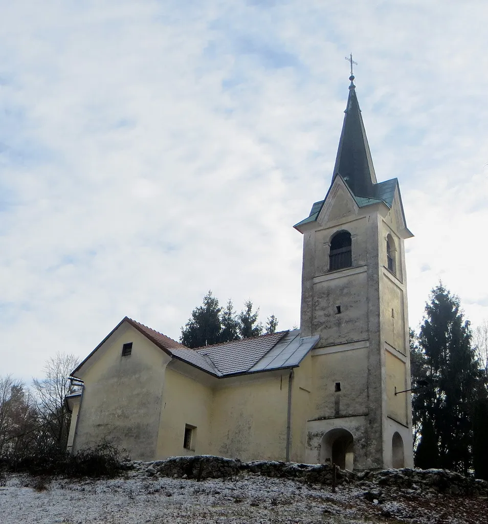 Saint Nicholas's Church in Brdo, Municipality of Domžale, Slovenia