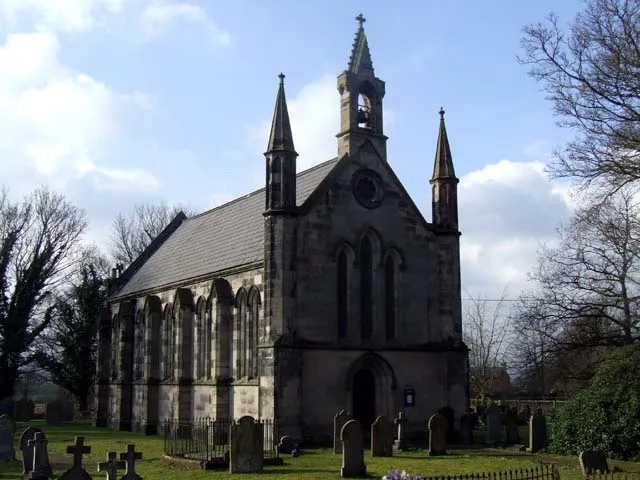 St Jude's parish church, Tilstone Fearnall, Cheshire, seen from the northeast