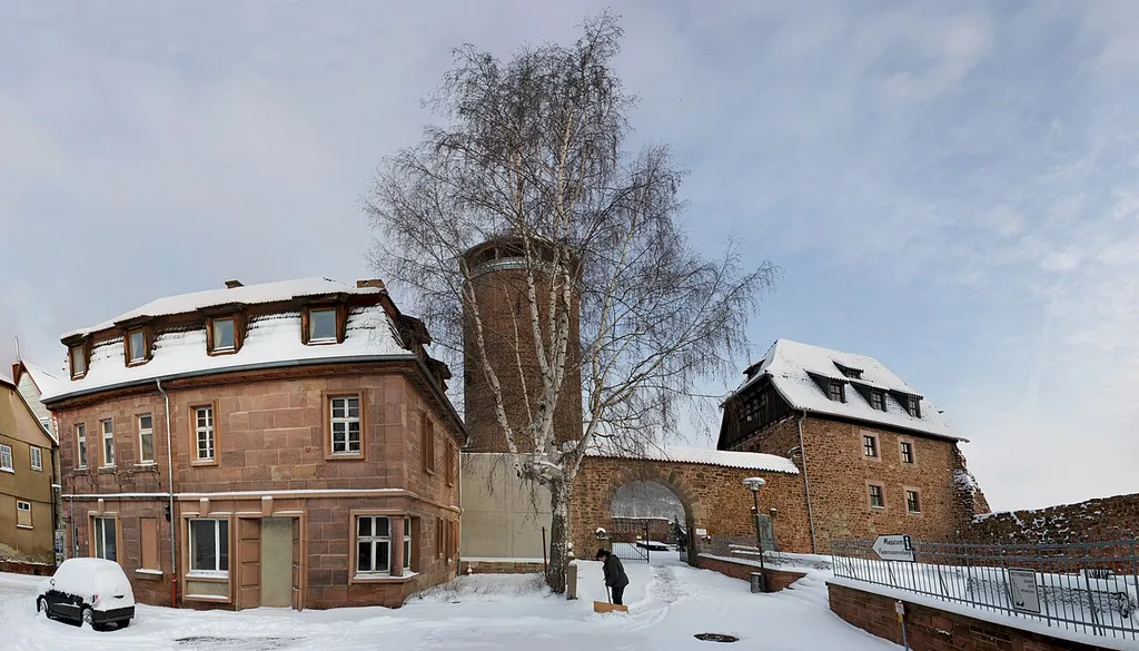 Burg Wendelstein in Vacha, Wartburgkreis (Thüringen/ Deutschland), Kirchplatz Ecke Untertor
