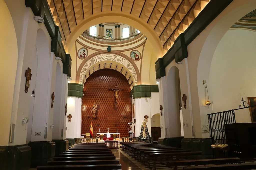 Interior of the Church of Santo Domingo of Cartagena.
