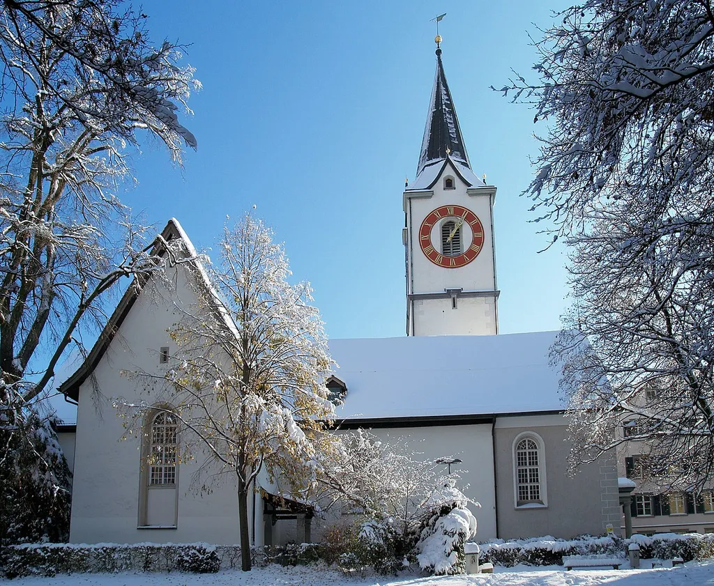 Church St. Mangen in the city of St.Gallen (Switzerland)