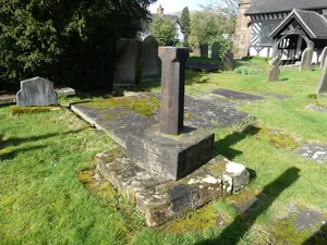 Sundial south of west end of nave of St Oswald's Church