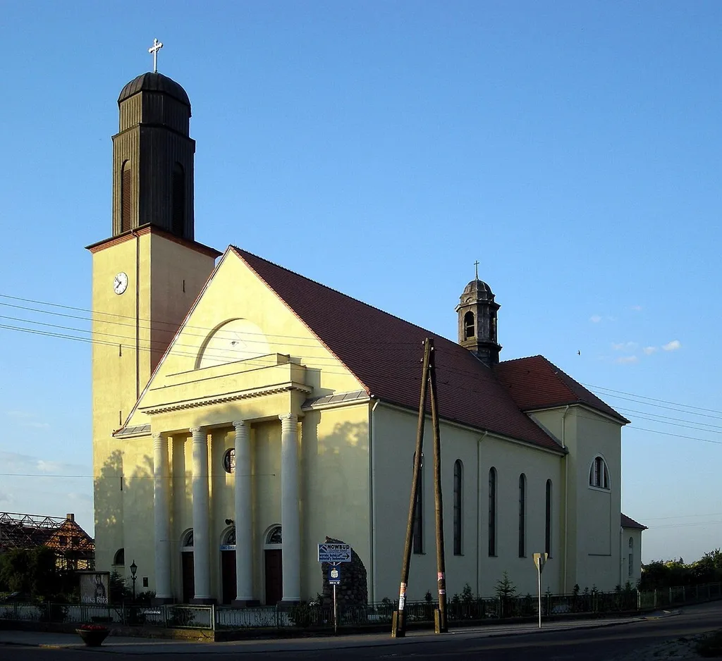 The church in Gołańcz, Poland.