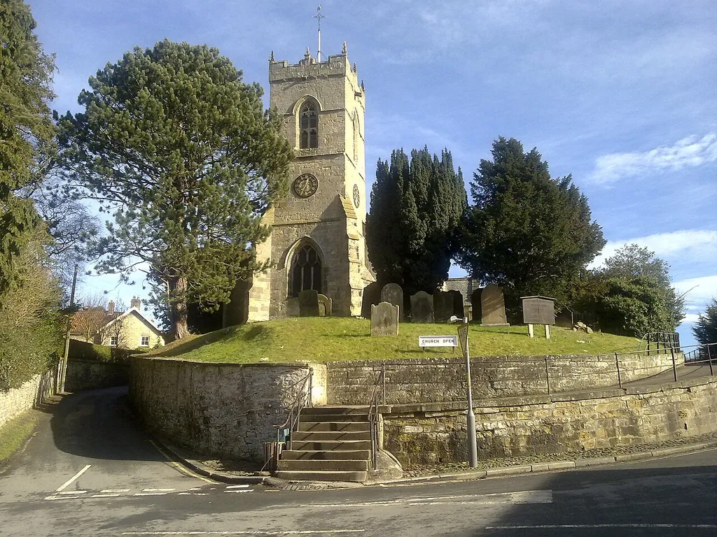 All Saints' parish church, Thornton-le-Dale, North Yorkshire, seen from the west