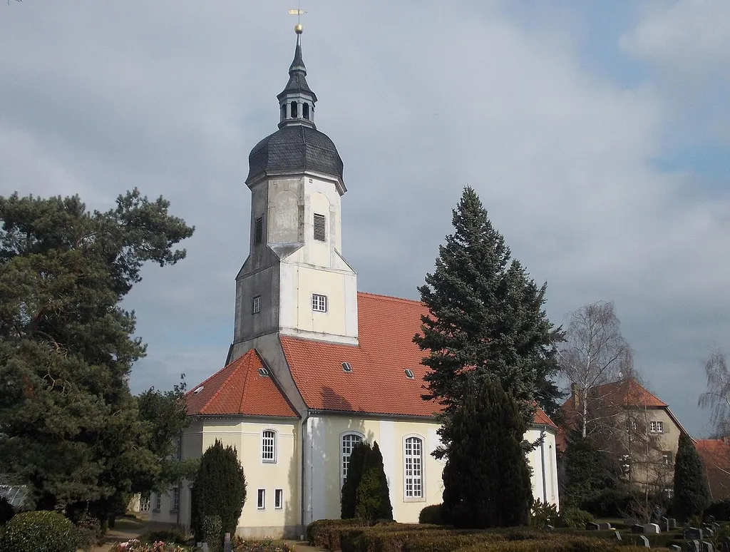 St. Catherine's Church in Naundorf near Oschatz (Nordsachsen district, Saxony)