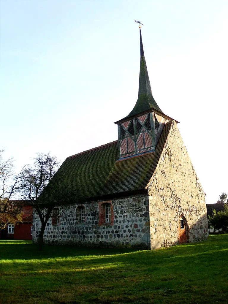 Dorfkirche in Klein Gottschow, Gemeinde Groß Pankow, Landkreis Prignitz