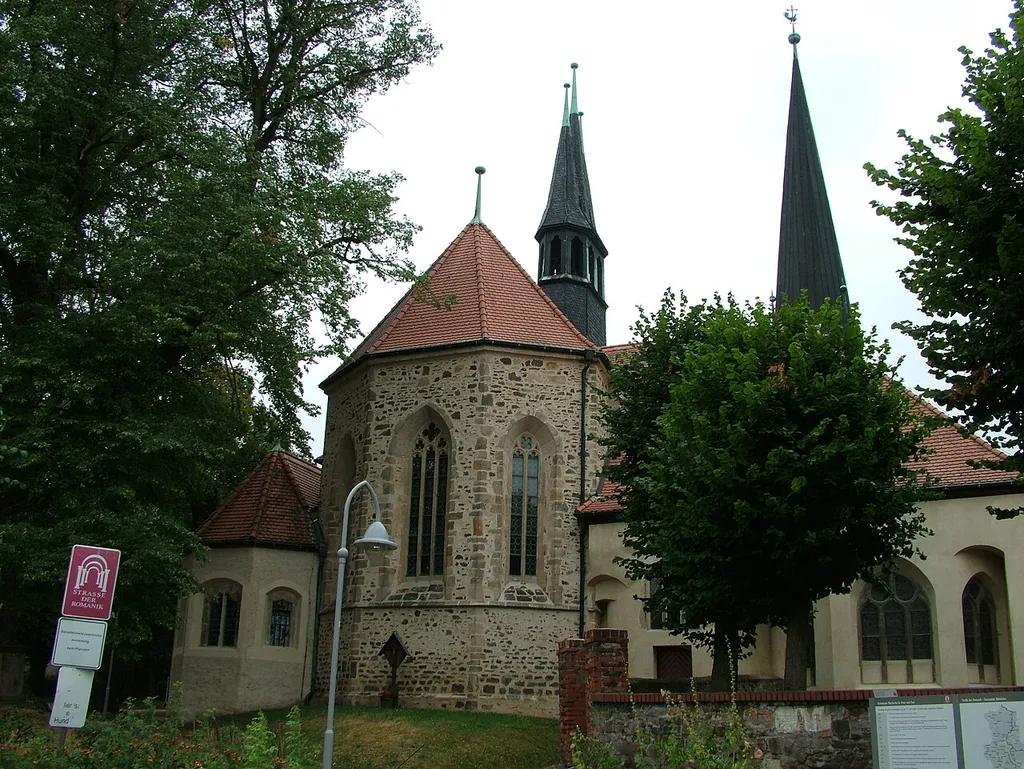 Groß Ammensleben in der Gemeinde Niedere Börde, Sachsen-Anhalt, Deutschland, das Benediktinerkloster