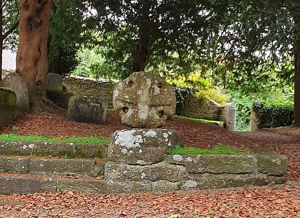 Grade II listed pre-conquest cross in St Erth churchyard.