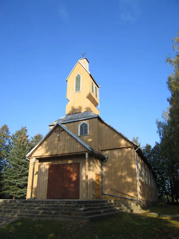 Catholic church in Kapciamiestis, Lithuania