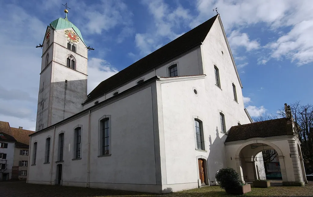 The St. Martins church in Rheinfelden, Switzerland