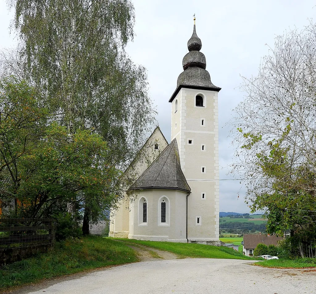 Subsidiary church Saint Leonard at Arndorf, market town Maria Saal, district Klagenfurt Land, Carinthia, Austria, EU
