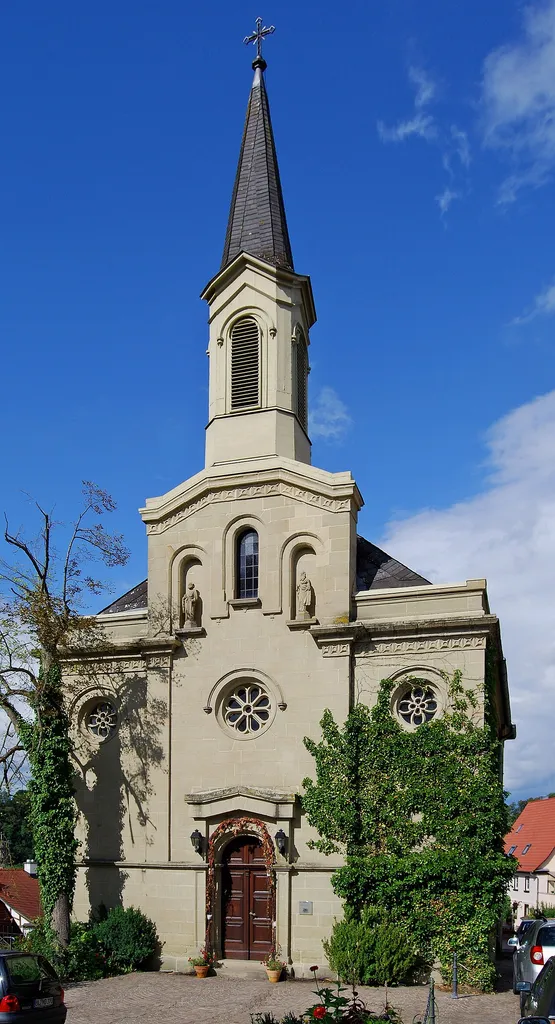 The Protestant church of Haigerloch, Germany.