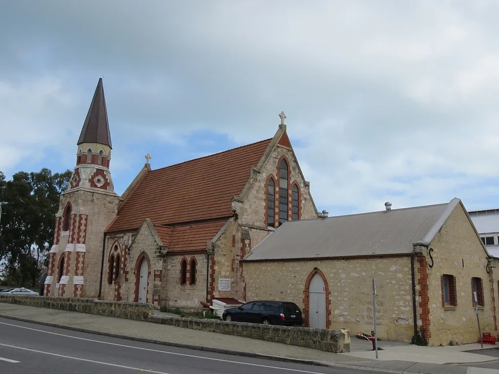 The state heritage listed Scots Presbyterian Church, Fremantle, Western Australia.