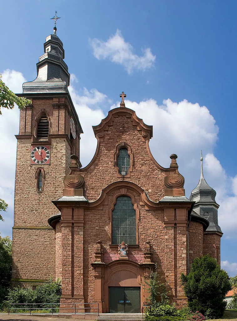 St.-Katharina-Kirche in Alzenau-Wasserlos, Bayern (Deutschland)