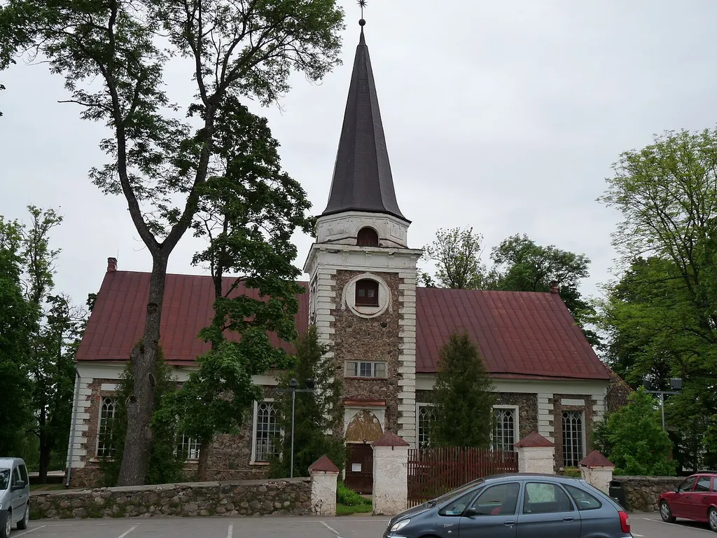 The Jaani church in Kanepi, built from 1804 to 1810.