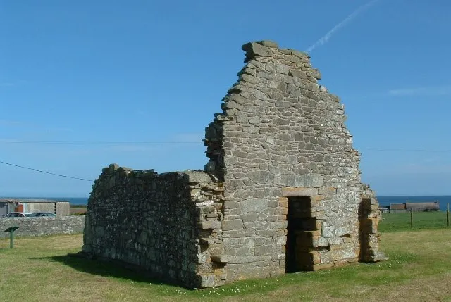 Early church at St. John's Point. This church is around a thousand years old but the site was sacred long before. An excavation found a semi-circle of pagan burials.